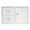 TrueFlame 36-Inch 2-Drawer & Access Door Combo (TF-DC2-36)
