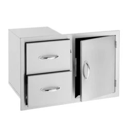 TrueFlame 36-Inch 2-Drawer & Access Door Combo (TF-DC2-36) -Elite Patio Direct Shop 125 tf dc2 36 4