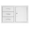 TrueFlame 33-Inch 3-Drawer & Access Door Combo (TF-DC3-33)