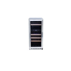 TrueFlame 15-Inch 3.2 Cu. Ft. Outdoor Rated Dual Zone Wine Cooler (AMD-RFR-15WD)