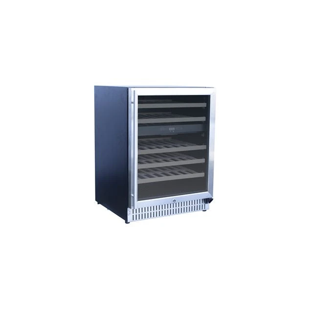 TrueFlame 24-Inch 5.3 Cu. Ft. Outdoor Rated Dual Zone Wine Cooler (AMD-RFR-24WD) TrueFlame 24-Inch 5.3 Cu. Ft. Outdoor Rated Dual Zone Wine Cooler (AMD-RFR-24WD) -Elite Patio Direct Shop 125 tf rfr 24wd 2