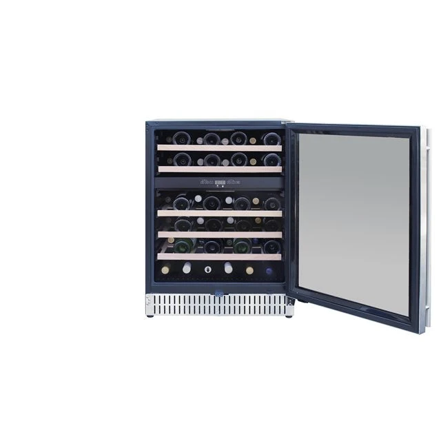 TrueFlame 24-Inch 5.3 Cu. Ft. Outdoor Rated Dual Zone Wine Cooler (AMD-RFR-24WD) TrueFlame 24-Inch 5.3 Cu. Ft. Outdoor Rated Dual Zone Wine Cooler (AMD-RFR-24WD) -Elite Patio Direct Shop 125 tf rfr 24wd 6
