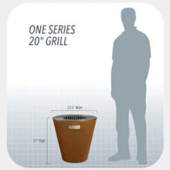 Arteflame One Series 20" Grill -Elite Patio Direct Shop 1Series 20InchGrill Size Scale 1050x996 e946e70f 72e9 4175 b568 056105c0382c