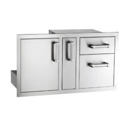Fire Magic Flush Access Door/Drawer Combo With Platter Storage