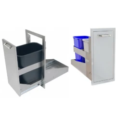 Alfresco 15-Inch Trash Center Drawer - AXE-TC-SC -Elite Patio Direct Shop Alfresco15 InchTrashCenterDrawer