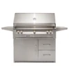 Alfresco ALXE 42-Inch Gas Grill With Rotisserie On Refrigerated Base - ALXE-42RFG-LP/NG