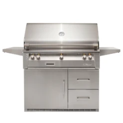 Alfresco ALXE 42-Inch Gas Grill With Rotisserie On Refrigerated Base - ALXE-42RFG-LP/NG