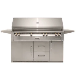 Alfresco ALXE 56-Inch Freestanding Gas All Grill With Sear Zone Burner On Refrigerated Base - ALXE-56BFGR-LP/NG