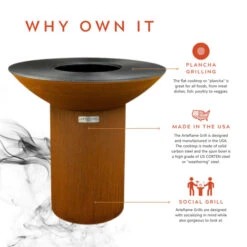 Arteflame Classic 40" Grill - Tall Round Base -Elite Patio Direct Shop Arteflame Classic40 2 700x 69f9aa40 d1a2 4337 9861 22d220d8d200