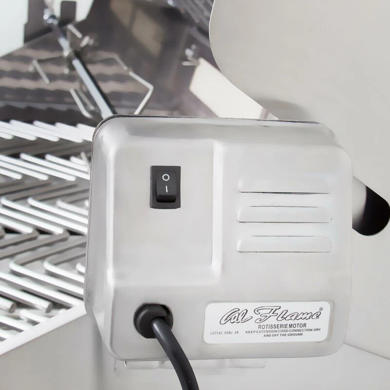 Cal Flame P Series 5-Burner Built-In Gas Grill, 40-Inch Cal Flame P Series 5-Burner Built-In Gas Grill, 40-Inch -Elite Patio Direct Shop BBQ13P05 rotisserie