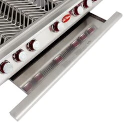 Cal Flame P Series 5-Burner Built-In Gas Grill, 40-Inch 5 Cal Flame P Series 5-Burner Built-In Gas Grill, 40-Inch -Elite Patio Direct Shop BBQ13P05 tray