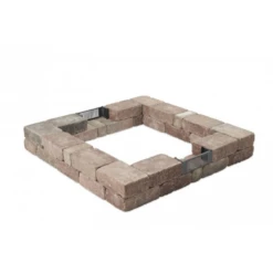 The Outdoor Greatroom Company Bronson Block Square Gas Fire Pit Kit (BRON5151-K) -Elite Patio Direct Shop BRON5151 K 4