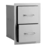 Bull Grills Stainless Steel Double Drawer (56985)