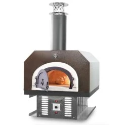 Chicago Brick Oven 750 Countertop Hybrid Gas & Wood Fired Pizza Oven With Skirt -Elite Patio Direct Shop CBO 750 Hybrid ct cv no skirt