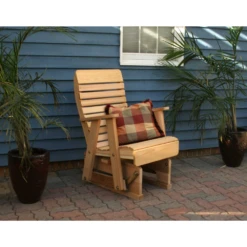 Creekvine Designs 2' Cedar Twin Ponds Rocking Glider -Elite Patio Direct Shop CreekvineDesigns2 CedarTwinPondsRockingGlider