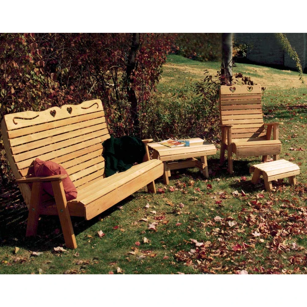 Creekvine Designs Cedar Royal Country Hearts Patio Group Creekvine Designs Cedar Royal Country Hearts Patio Group -Elite Patio Direct Shop CreekvineDesignsCedarRoyalCountryHeartsPatioGroup