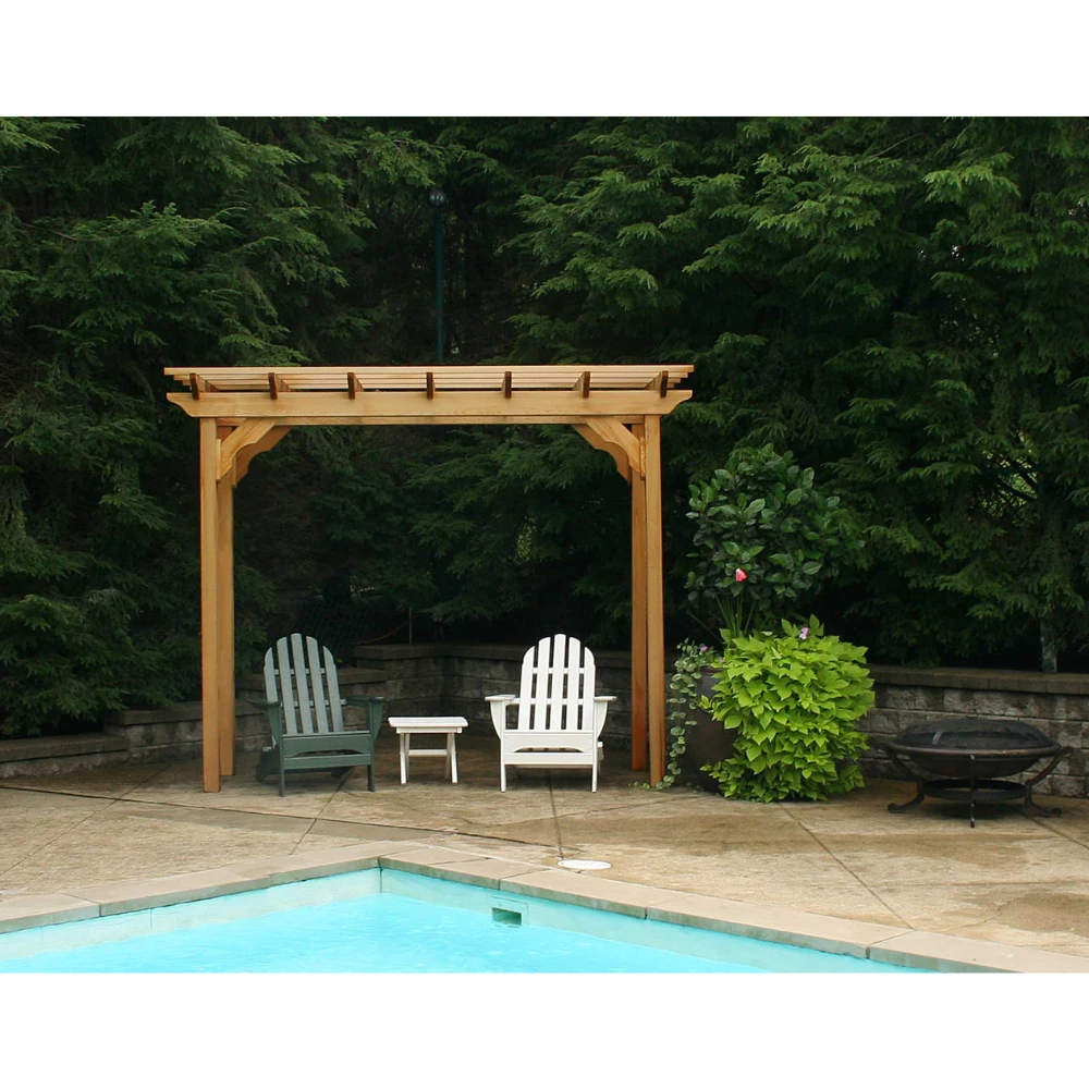 Creekvine Designs Red Cedar Courtyard Pergola Creekvine Designs Red Cedar Courtyard Pergola -Elite Patio Direct Shop CreekvineDesignsRedCedarCourtyardPergola 3