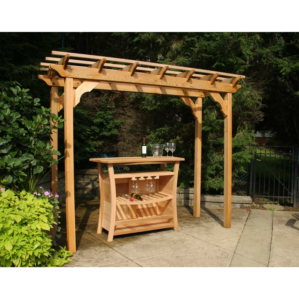 Creekvine Designs Red Cedar Courtyard Pergola Creekvine Designs Red Cedar Courtyard Pergola -Elite Patio Direct Shop CreekvineDesignsRedCedarCourtyardPergola 4