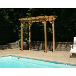 Creekvine Designs Red Cedar Courtyard Pergola 4 Creekvine Designs Red Cedar Courtyard Pergola -Elite Patio Direct Shop CreekvineDesignsRedCedarCourtyardPergola 5
