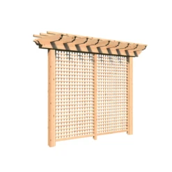 Creekvine Designs Red Cedar Monterrey Pergola With Lattice 2 Creekvine Designs Red Cedar Monterrey Pergola With Lattice -Elite Patio Direct Shop CreekvineDesignsRedCedarMonterreyPergolawithLattice 2