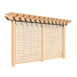 Creekvine Designs Red Cedar Monterrey Pergola With Lattice 3 Creekvine Designs Red Cedar Monterrey Pergola With Lattice -Elite Patio Direct Shop CreekvineDesignsRedCedarMonterreyPergolawithLattice 4