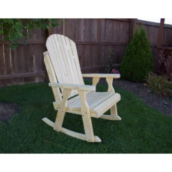 Creekvine Designs Treated Pine Curveback Rocking Chair -Elite Patio Direct Shop CreekvineDesignsTreatedPineCurvebackRockingChair 2