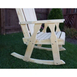 Creekvine Designs Treated Pine Curveback Rocking Chair -Elite Patio Direct Shop CreekvineDesignsTreatedPineCurvebackRockingChair 5
