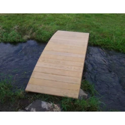 Creekvine Designs Treated Pine Plank Garden Bridge -Elite Patio Direct Shop CreekvineDesignsTreatedPinePlankGardenBridge 2