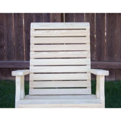 Creekvine Designs Treated Pine Rollback Rocking Chair -Elite Patio Direct Shop CreekvineDesignsTreatedPineRollbackRockingChair 6