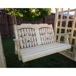 Creekvine Designs Treated Pine Starback Porch Swing