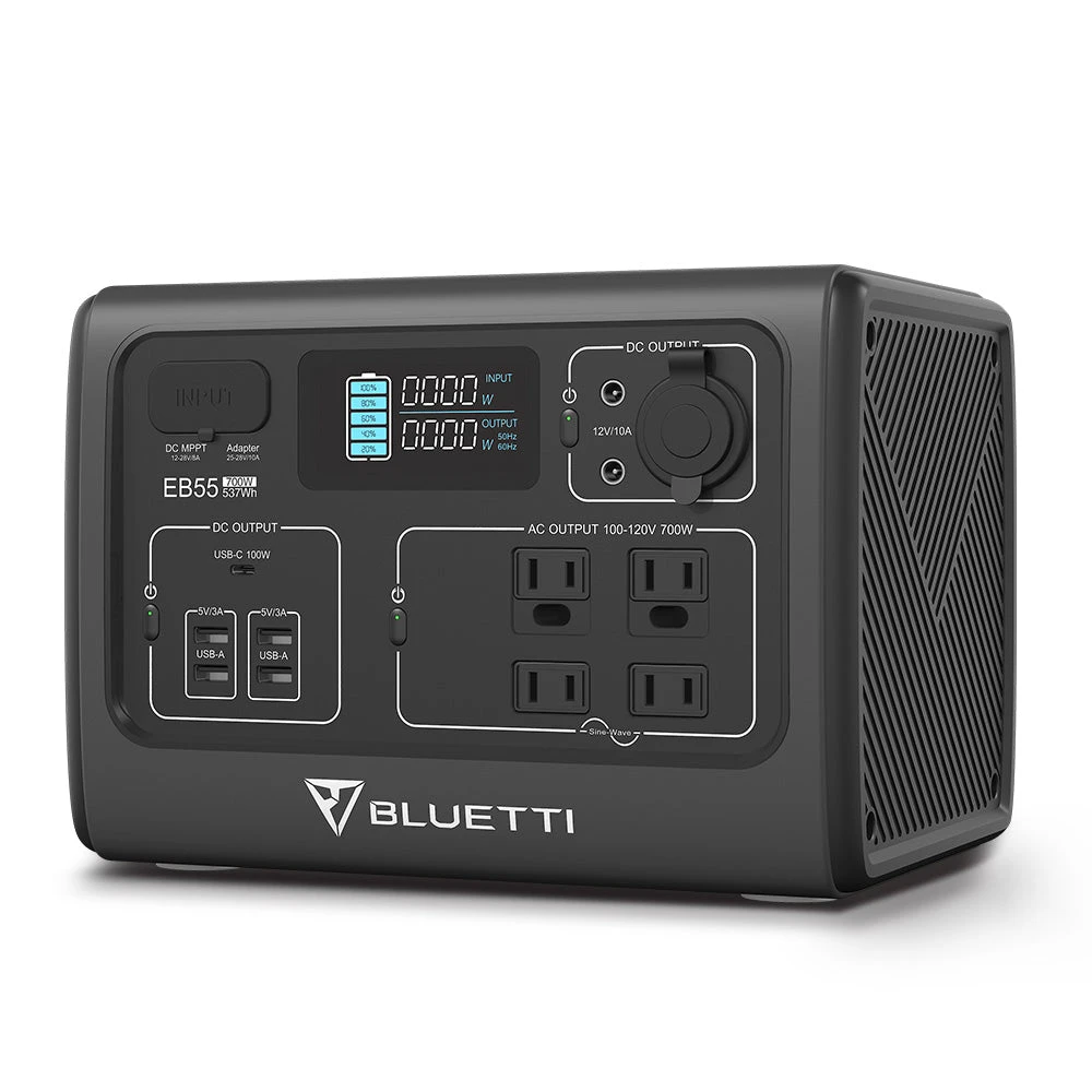 BLUETTI EB55 Portable Power Station 700W/537Wh BLUETTI EB55 Portable Power Station 700W/537Wh -Elite Patio Direct Shop EB55 03 1000x 37e92fe6 52d8 4cba 8258 350bcb38b456