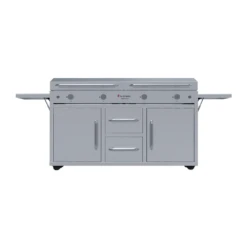 Le Griddle Grand Texan 4-Burner Freestanding Gas Griddle - GFE160CK -Elite Patio Direct Shop GFE160LeGriddleGrandTexan4BurnergasGriddlewithlids