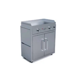 Le Griddle Ranch Hand 2-Burner Freestanding Gas Griddle - GFE75CK -Elite Patio Direct Shop GFE75LeGriddleRanchHand2BurnerGasGriddlewithcartarmsdown