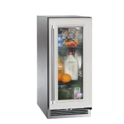 Perlick Signature 15-Inch Outdoor Undercounter Refrigerator (HP15RO-4) -Elite Patio Direct Shop HP15RO 3 4RWhiteWoodPanel