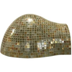 HPC Villa Built-In Hybrid Gas/Wood Fueled Mosaic Tile Pizza Oven -Elite Patio Direct Shop HPCVillapizzaovencopper