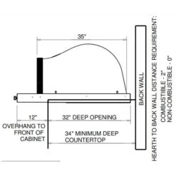 HPC Forno Hybrid Gas/Wood Fueled Mosaic Tile Pizza Oven On Wheeled Cart 13 HPC Forno Hybrid Gas/Wood Fueled Mosaic Tile Pizza Oven On Wheeled Cart -Elite Patio Direct Shop HPCVillapizzaovendimensions2 a1c036ec 5d7d 4a71 9c39 8198970dbb19