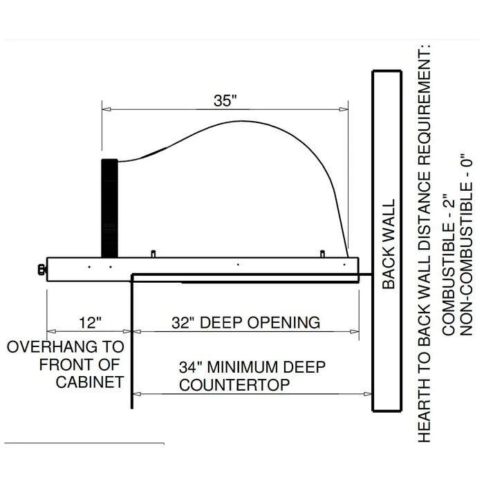HPC Forno Hybrid Gas/Wood Fueled Mosaic Tile Pizza Oven on Wheeled Cart HPC Forno Hybrid Gas/Wood Fueled Mosaic Tile Pizza Oven On Wheeled Cart -Elite Patio Direct Shop HPCVillapizzaovendimensions2 a1c036ec 5d7d 4a71 9c39 8198970dbb19