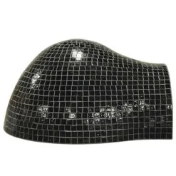 HPC Villa Built-In Hybrid Gas/Wood Fueled Mosaic Tile Pizza Oven -Elite Patio Direct Shop HPCVillapizzaovenonyx