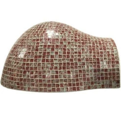 HPC Villa Built-In Hybrid Gas/Wood Fueled Mosaic Tile Pizza Oven -Elite Patio Direct Shop HPCVillapizzaovenred