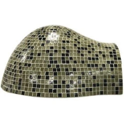 HPC Villa Built-In Hybrid Gas/Wood Fueled Mosaic Tile Pizza Oven -Elite Patio Direct Shop HPCVillapizzaovenretro