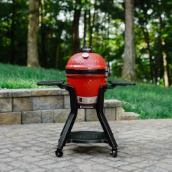 Kamado Joe Kamado Joe Jr Cart W. Side Shelves NEW SPRING 2024 - KJ15112524 -Elite Patio Direct Shop Kamado Joe Jr Cart with Side Shelves NEW SPRING 2024 3