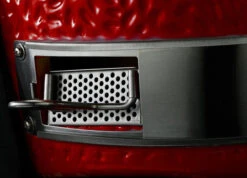 Kamado Joe Big Joe II 24-Inch Grill W/ Cart, Side Shelves, Heat Deflector & Tools W/ BJ-CBH - BJ24RHC 4 Kamado Joe Big Joe II 24-Inch Grill W/ Cart, Side Shelves, Heat Deflector & Tools W/ BJ-CBH - BJ24RHC -Elite Patio Direct Shop Kamado joe BigJoe Red II w Cart Side Shelves Heat Deflector and Tools w BJ CBH 4