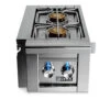Lynx Professional Cart Mounted Double Side Burner - LCB2-3-LP/NG