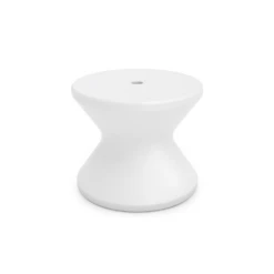 Ledge Lounger Signature 14-Inch Side Table With Umbrella Hole (LLSGST14HWH)