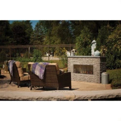 RCS Cedar Creek Outdoor Gas Fireplace (Ready-to-Finish) -Elite Patio Direct Shop LS10