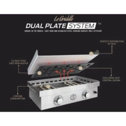 Le Griddle Grand Texan 4-Burner 60-Inch Built-In Gas Griddle - GFE160 -Elite Patio Direct Shop LeGriddleDualPlateSystem 572x572 2bf7afb9 3e5e 4d81 8392 9acc20bc8975 1