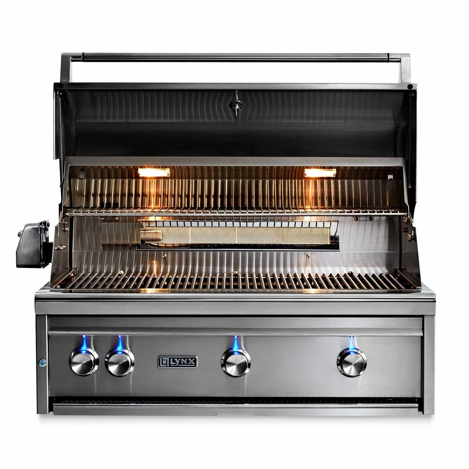 Lynx 36-Inch Built-In Professional Gas Grill with 2 Ceramic & 1 Trident Infrared Burners - L36TR-LP/NG Lynx 36-Inch Built-In Professional Gas Grill With 2 Ceramic & 1 Trident Infrared Burners - L36TR-LP/NG -Elite Patio Direct Shop LynxProfessional36 Inchbuilt inopen