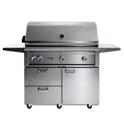 Lynx 42-Inch Professional Gas Grill On Cart With 2 Ceramic & 1 Trident Infrared Burners - L42TRF-LP/NG