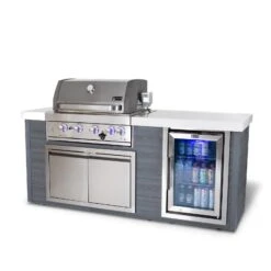 Mont Alpi Artwood 4-Burner Stainless Steel BBQ Grill Island - MA400-AW -Elite Patio Direct Shop MA400 AW view 4 2x 100