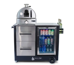 Mont Alpi Mobile Outdoor Prep Center & Pizza Oven Combo - MAPCL + MAPZ-SS
